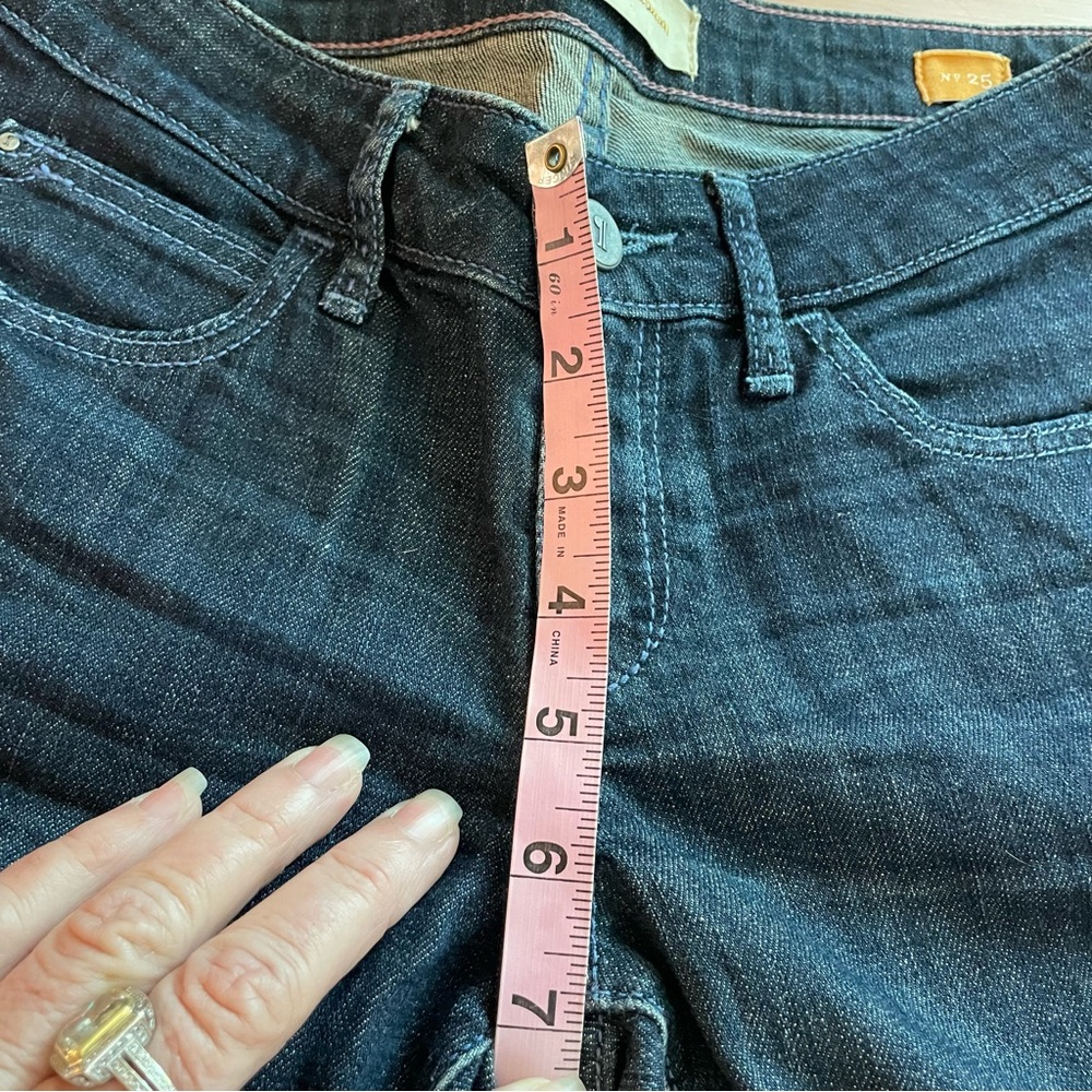 Anthropologie Pilcro Blue Denim Skinny Jeans! Great condition! Size 25 - Picture 3 of 7